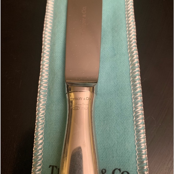 NWOT Tiffany & Co Elsa Peretti Padova 1984 sterling silver handle cheese knife - Picture 8 of 10